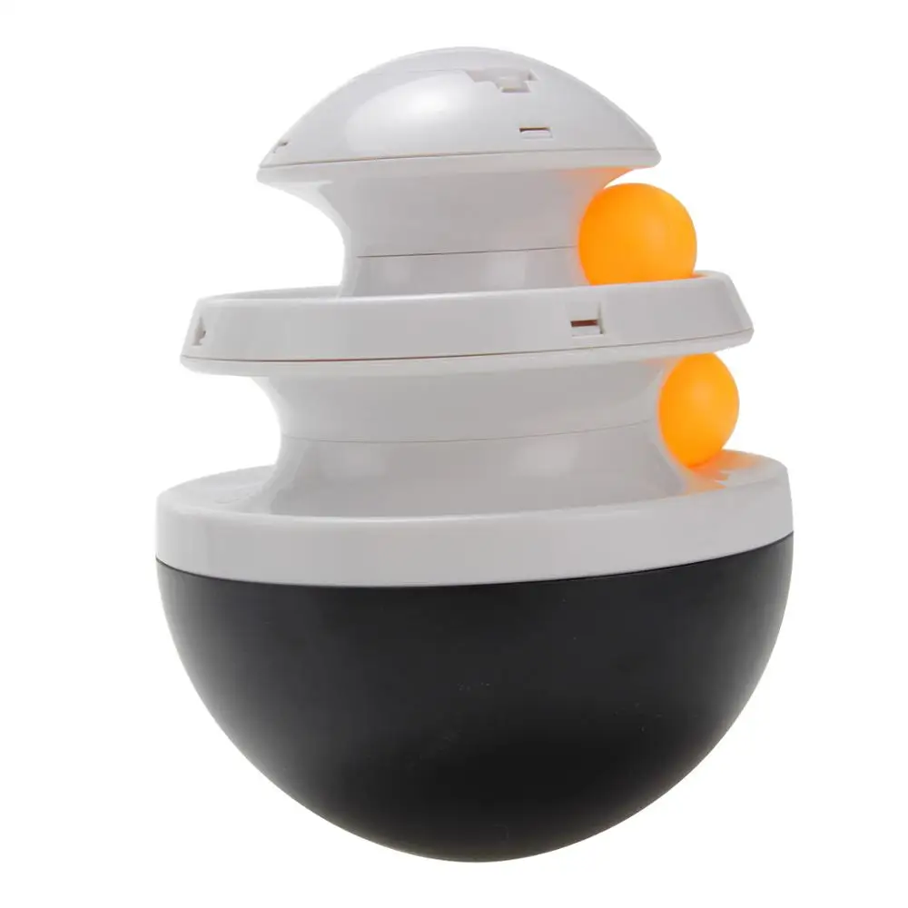 Башня треков мяч и трек интерактивная игрушка для собаки кошки неваляшка протекающие мячи для животных обучающая игрушка кошачья интерактивная игрушка - Цвет: L1-3