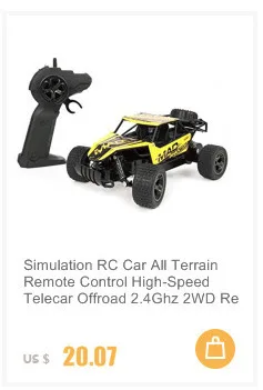 FY-15 1/20 Масштаб 2,4 ГГц 4WD 25 км/ч Высокоскоростной RC автомобиль Bigfoot большие колеса внедорожный Рок гоночный грузовик электрический RC пульт дистанционного управления автомобиль