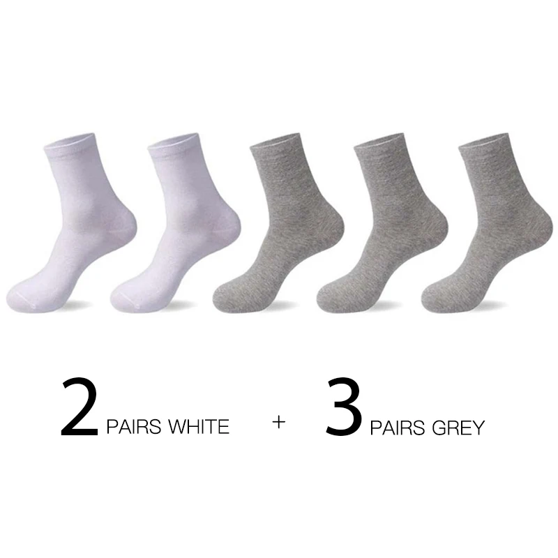 10 шт. = 5 пар/лот высококачественные мужские деловые хлопковые носки мужские носки дышащие весенние Летние Осенние мужские повседневные носки - Цвет: G