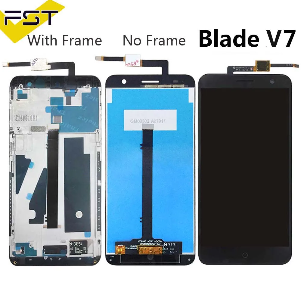 Cena Dla ZTE blade V7 ekran LCD dotykowy digitizer dla ZTE V7 ekran LCD dla ZTE blade V7 montaż wyświetlacza LCD z ramą