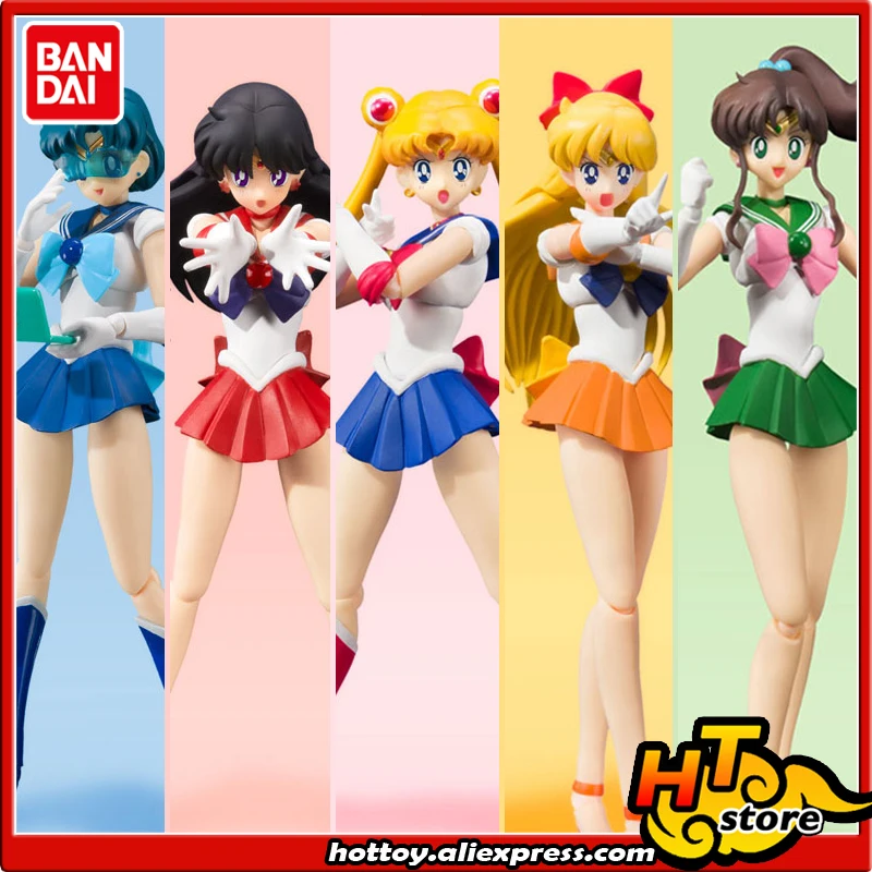 Genuine Sailor Moon Mars & Venus S.H.Figuarts Action Figures Jupiter Mercury 