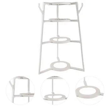 

1pc 4 Tier Storage Rack Plastic Durable Prime Storage Shelf Storage Rack Pan Organizer for Kitchen Bedroom