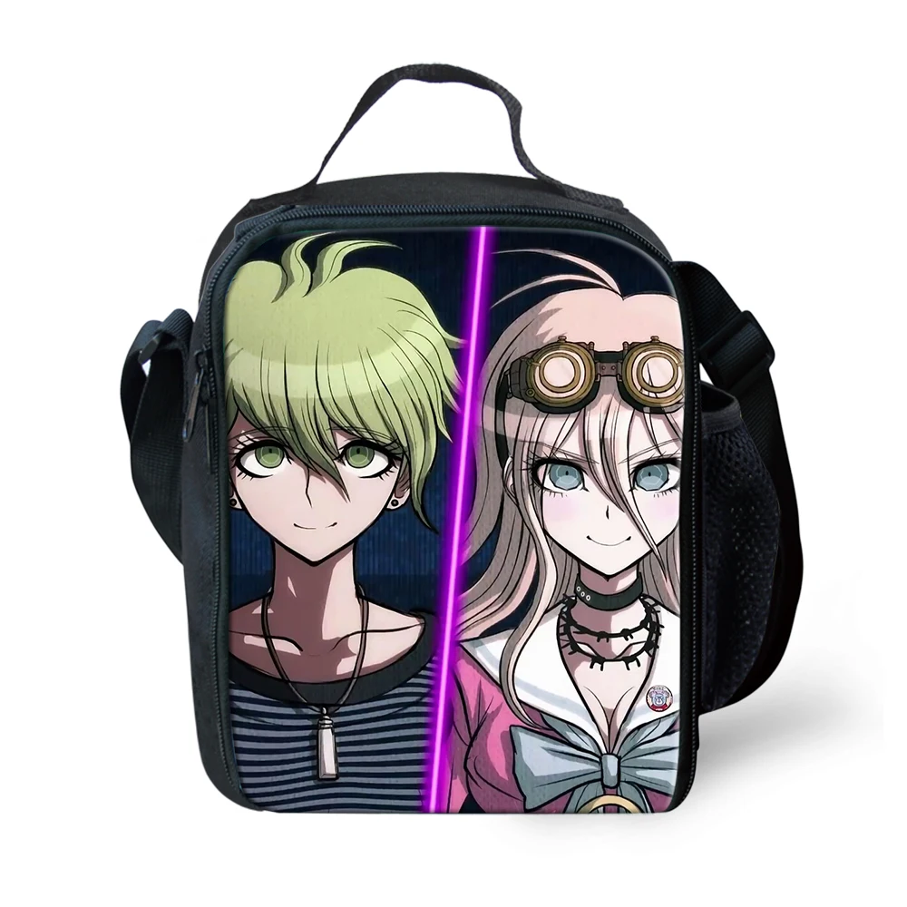 CDGX2462G Danganronpa сумка для обеда через плечо для мальчиков, Детская сумка-мессенджер, Термосумка для еды, сумка для пикника, Студенческая сумка на плечо с изоляцией - Цвет: CDGX2462G