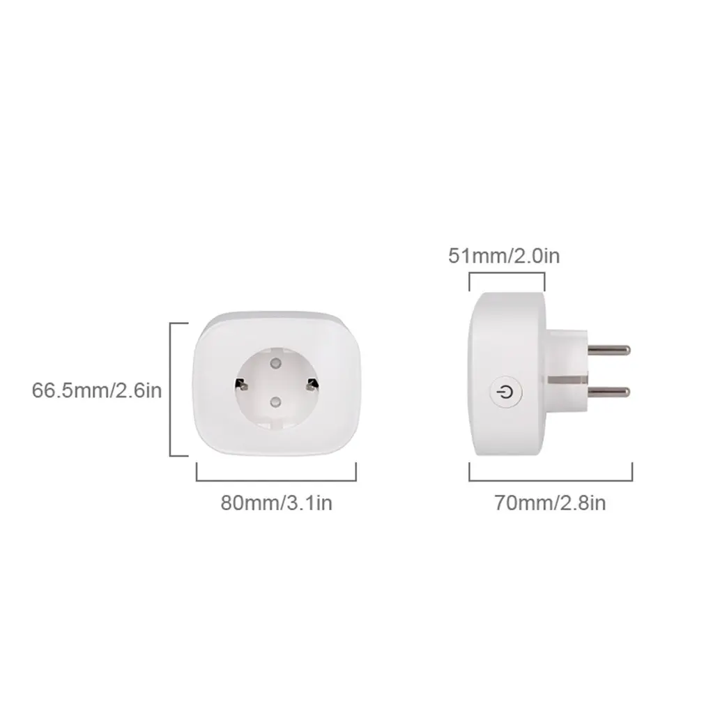 Smart Socket WiFi Wireless Remote Socket Adaptor Mobile APP Control Electricity Statistics AC100~ 240V 50/60Hz EU Plug Sale