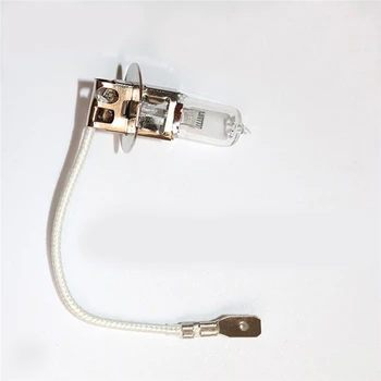 

2pcs H3 12V 55W Halogen Tungsten Light Beads Bulb With Cable for Lathe Machine Tool Work Bulbs
