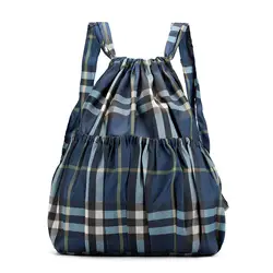 Ougger большая Повседневная складная дорожная сумка рюкзак для женщин синий нейлон большой емкости Мода Мультфильм Печать Спорт на открытом