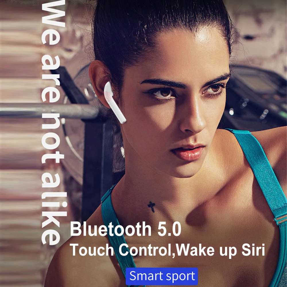 TWS беспроводной Bluetooth 5,0 футляр для наушников спортивные сенсорные наушники настоящие HIFI наушники 6D HD стерео наушники с микрофоном PK T5 QS1 GT1