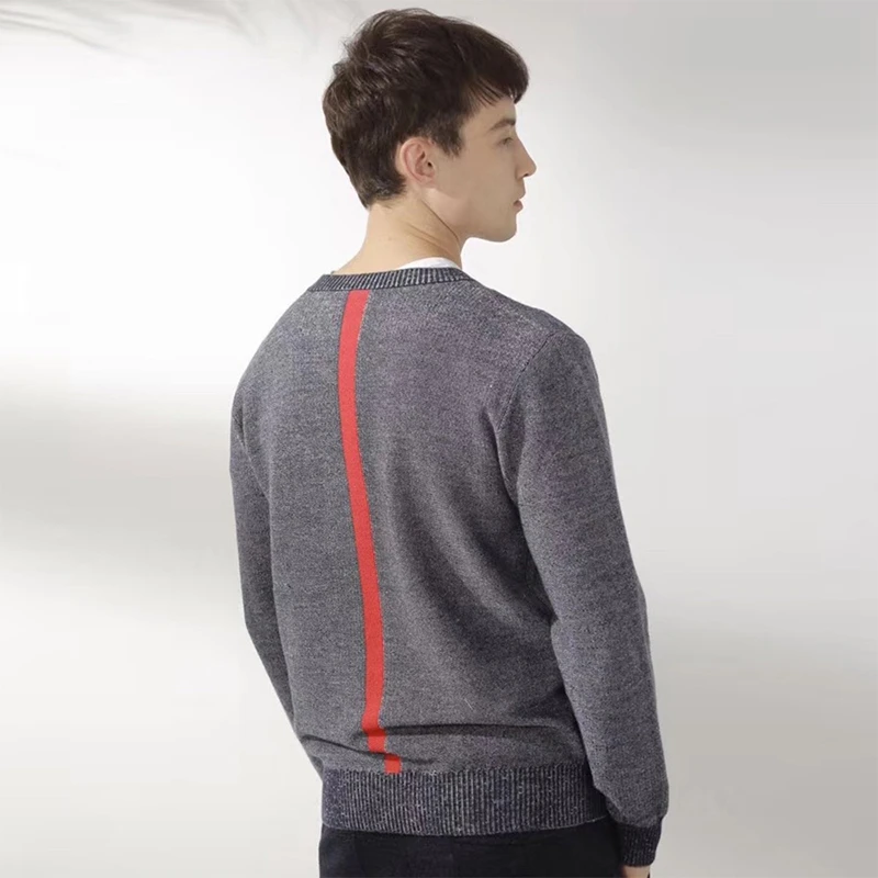 

Brand Men Winter Warm Woolen Sweater Vintage Slim O Neck Thick Fit Jumpers Korean Style Casual Pullovers High Quality Clothes