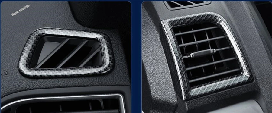 Lapetus для Ford Explorer 2013 2014 2015 2016 2017 2018 ABS внутри Кондиционер AC на выходе Vent Крышка отделка 4 шт./компл