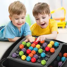 Balle arc en ciel pour enfant, jouet amusant, entraînement à la logique, Puzzle, jeu d'échecs, famille, Parent enfant
