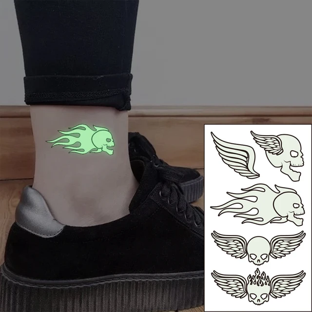 Winged Foot Track Tattoo
