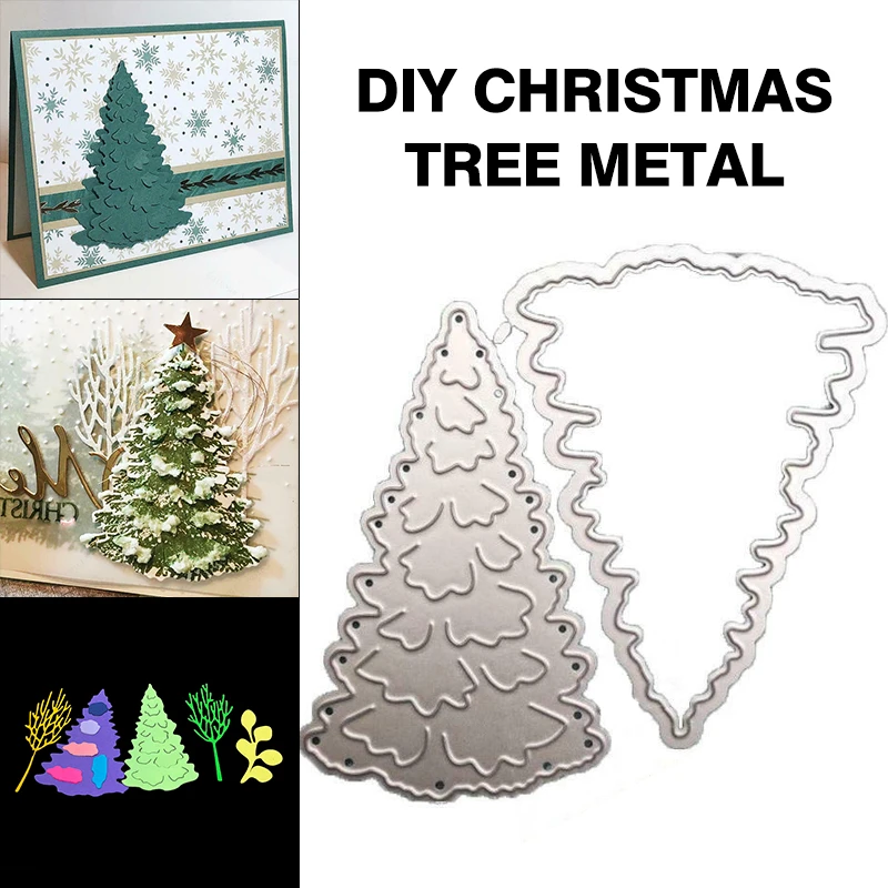 Christmas Tree Metal Cutting Dies Stencil Scrapbooking Embossing Craft Christmas Tree Metal Cutting Dies Stencil Scrapbooking Embossing Craft