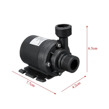 

Ultra Quiet Mini DC 12V Lift 5M 800L/H Brushless Motor Submersible Water Pump