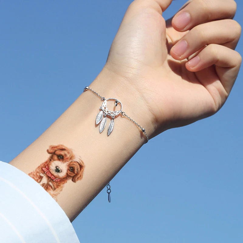 Waterproof Cute Animals Temporary Tattoos Girls Boys Arm Body Ankle DIY Lovely Cat Dog Unicorn Rabbit Tattoo Decals,temporary tattoos,tattoo sticker