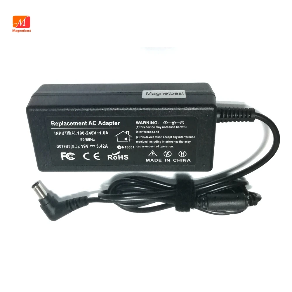 19V 3.42A 65W AC DC адаптер Зарядное устройство блок питания для samsung 19V 2.53A A4819_FDY 19V 3.17A A5919-FSM DC 6,0*4,4mm pin