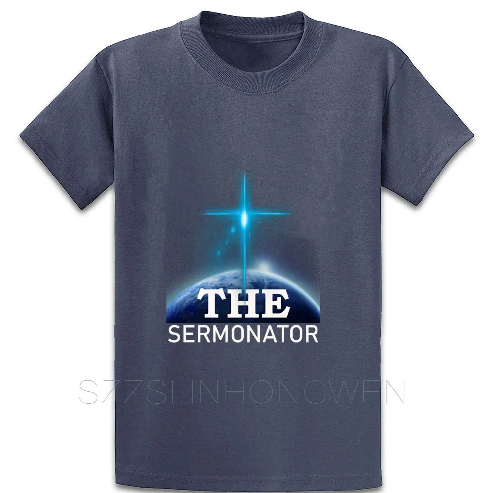 Футболка Sermonator Paster с коротким рукавом модная дизайнерская рубашка круглым