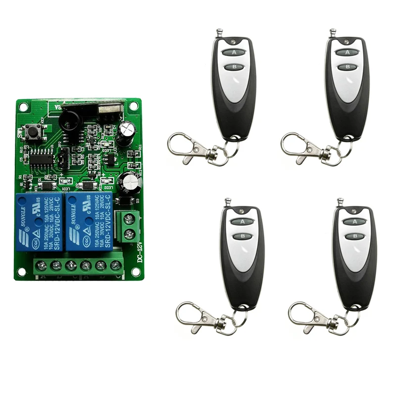 DC12V 24V 2CH 2 CH Радиоуправление ler RF беспроводное реле дистанционное управление