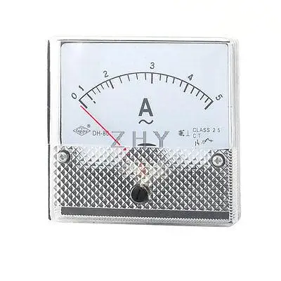 

AC 0-5A Sqaure Analog Current Panel Meter Ammeter