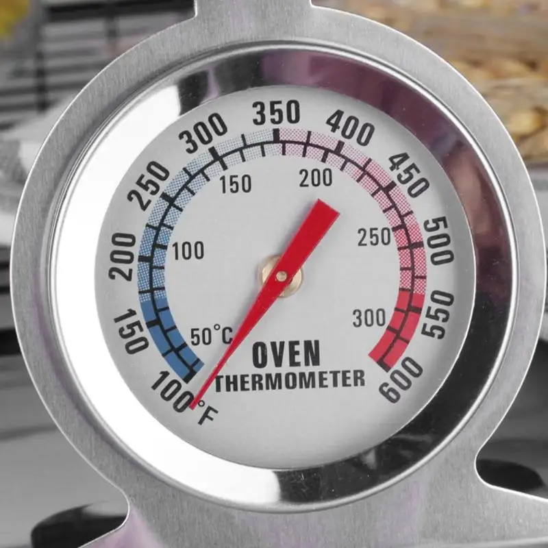 Stainless Steel Food Stand Up Dial Oven Thermometer Temperature Gauge Gage