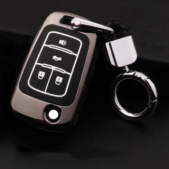 

Zinc alloy+Luminous Leather Car Key Cover Case For Chevrolet Cruze 2013 Aveo Trax Corsa for Buick Vauxhall OPEL Insignia Astra J