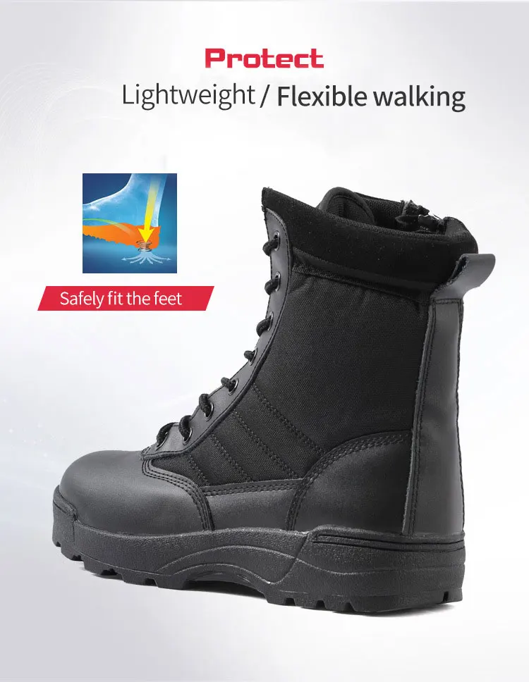 Tactical Military Boots Men Boots Special Force Desert Combat Army Boots Outdoor Hiking Boots Ankle Shoes Men Work Safty Shoes