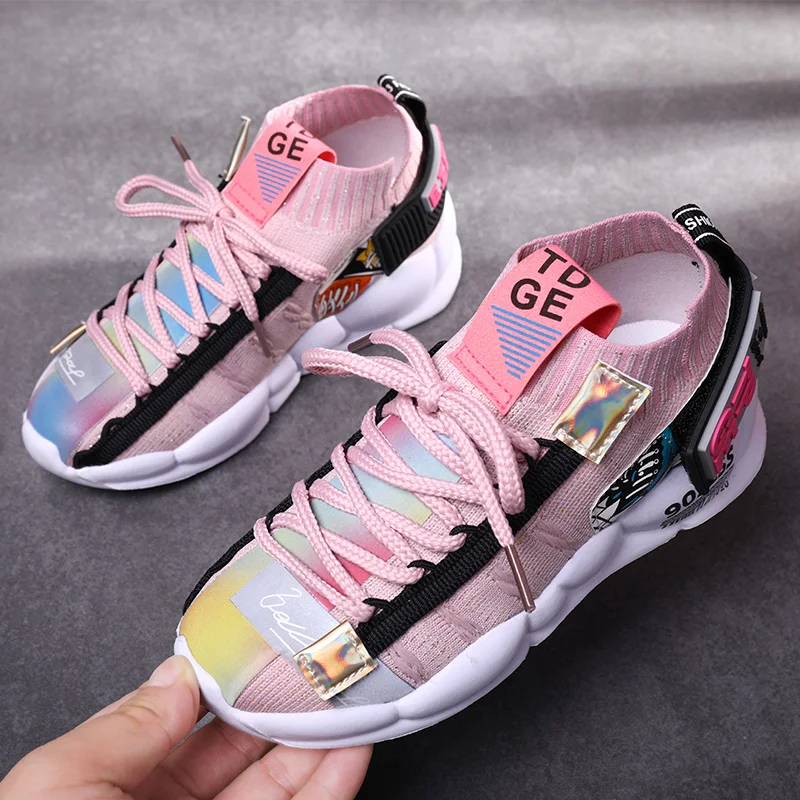 NEW Children Shoes Boys Girls Sport Fashion Comfortable Autumn Outdoor Breathable Kids Sneakers Zapatos casuales Running Shoes