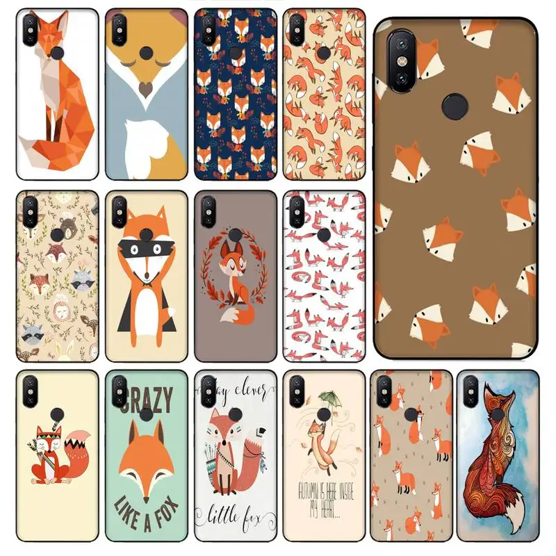 Чехол для телефона Motirunner New Space Foxes Sly Fox Island DIY Painted Bling случай Redmi Примечание 4 5 6 7 5a 8