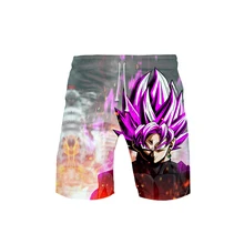 Популярные Аниме DRAGON BALL новые 3D стильные летние мужские модные трендовые шорты для отдыха Kpop популярные повседневные летние шорты