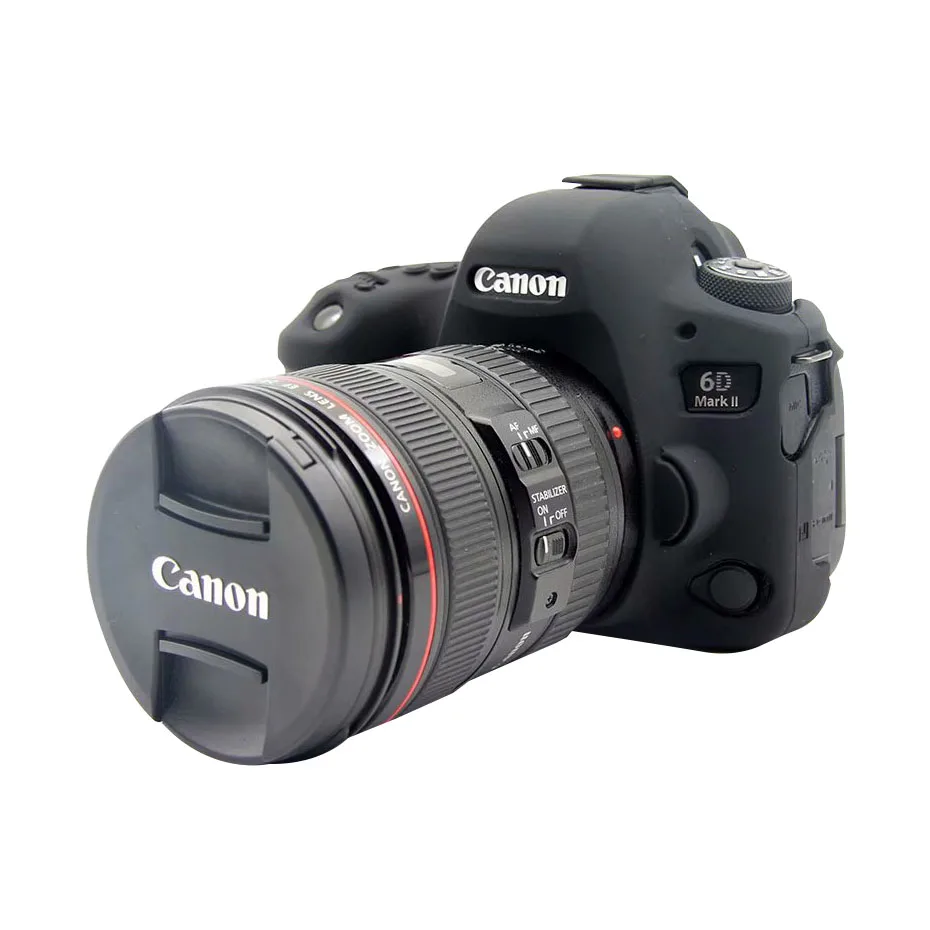 CAENBOO для Canon EOS 6D Mark II сумка для камеры Мягкий силиконовый резиновый защитный чехол для корпуса чехол для Canon EOS 6D Mark2 сумка