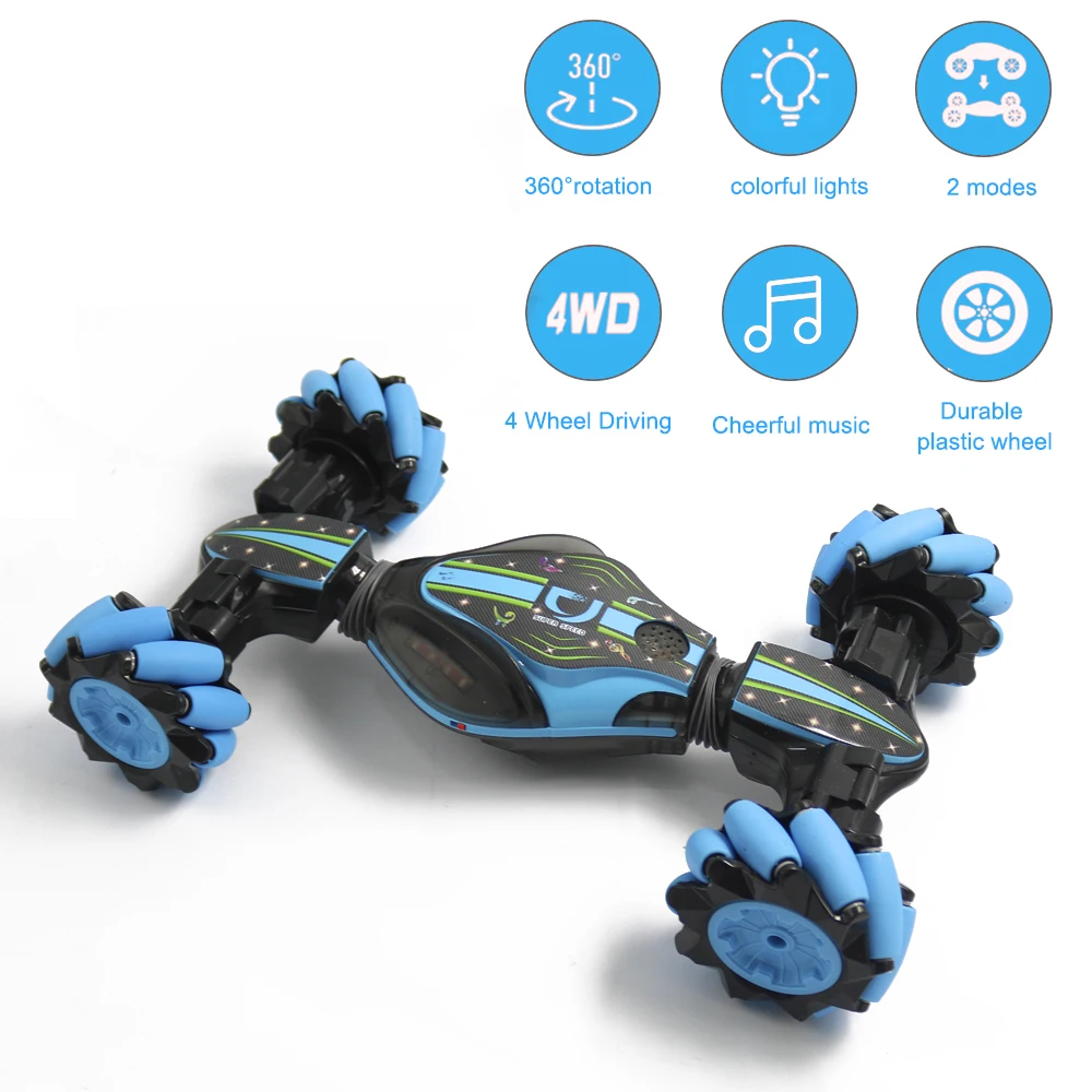 Радиоуправляемый трюковый автомобиль внедорожный 2 4 ГГц 4WD RC деформируемый