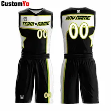 С фабрики баскетбольные майки черные баскетбольные шорты команды индивидуальные баскетбольные рубашки