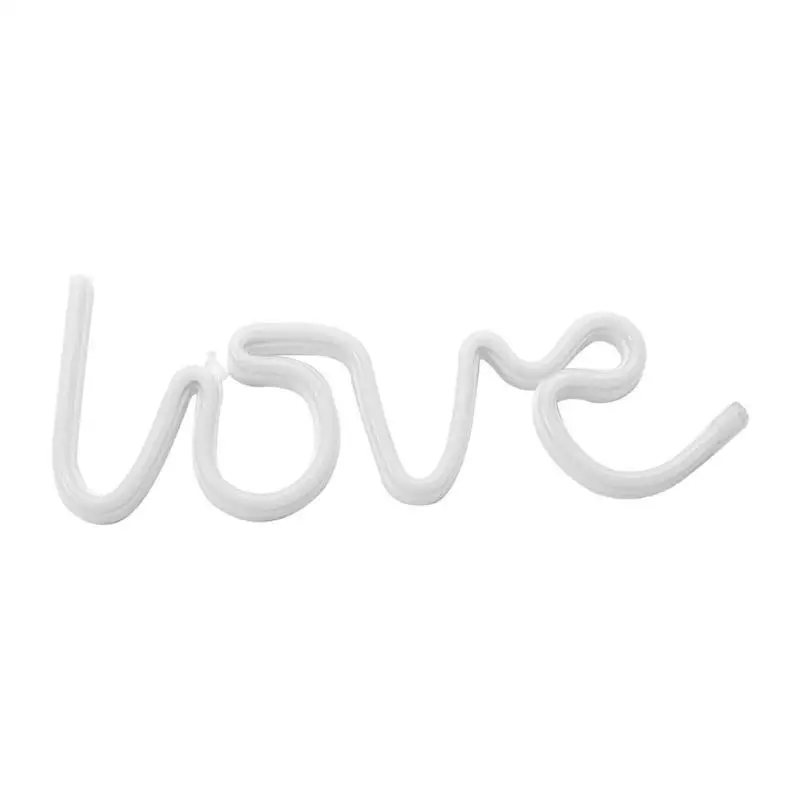 

Romantic LOVE Letters LED Night Light USB Charging Home Decor Neon Lamp