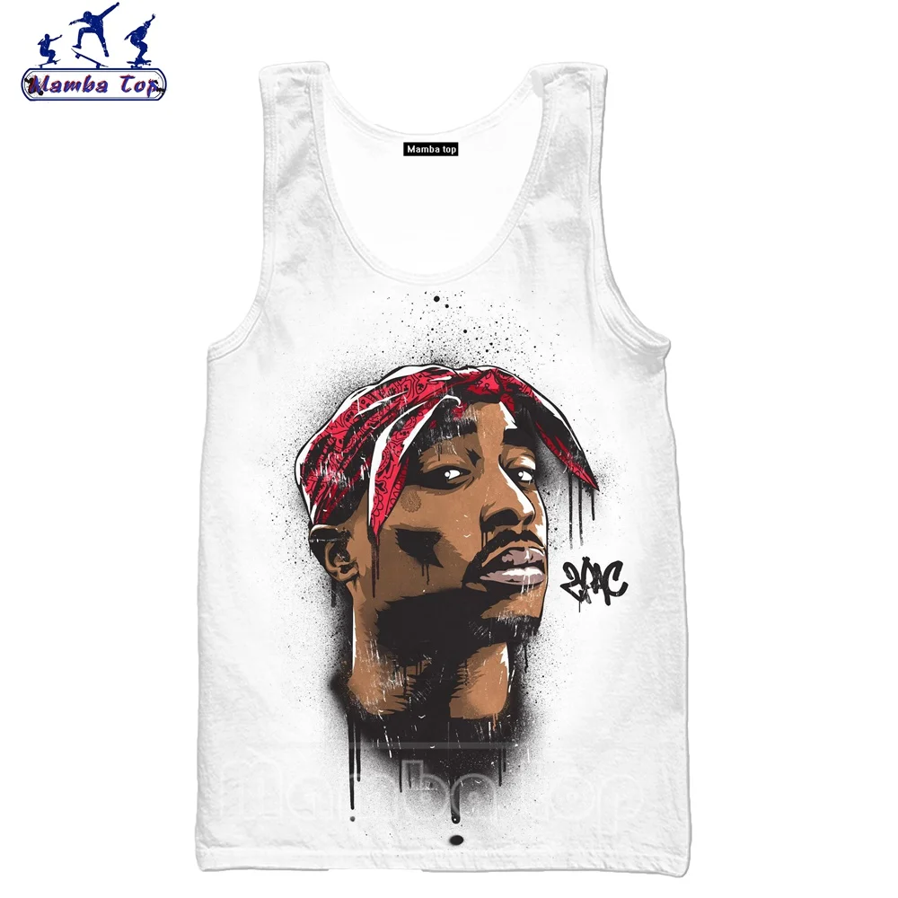 Mamba Top 3D Print Tank Tops Men Shirt 