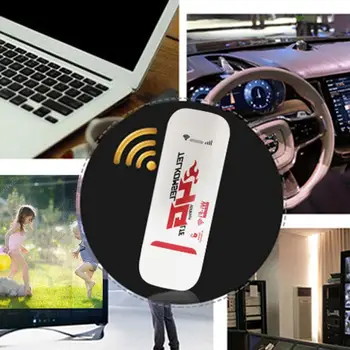 

Network Card Wireless Modem Home Office 150Mbps 4G LTE Wifi Adapter Hotspot USB