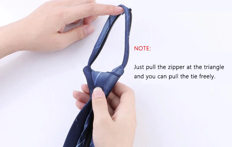8CM Pre-tied Neck Ties For Men Adjustable Zipper Ties Striped Dots Paisley Men's Ties Bridegroom Party Dress Wedding Necktie