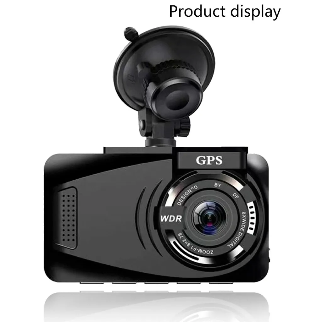 Hd 1080p видеорегистратор для автомобиля камера Dvr с Gps Видео рекордер ночного видения 3 дюйма 170 градусов Hd ультра широкий угол# P40