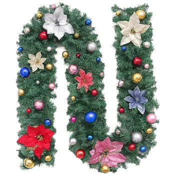 

Festive Decorations Christmas Colorful Vines Encryption Simulation Luminous/Matte Cane For Living Room Cafe Hotel Atmosphere