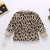 Детский пуловер Baby Boy Leopard Printed С Длинным Рукавом Верхняя Верхняя Одежда для девочек Круглый вырез Свитер Весна Осень Топы 1-5Y