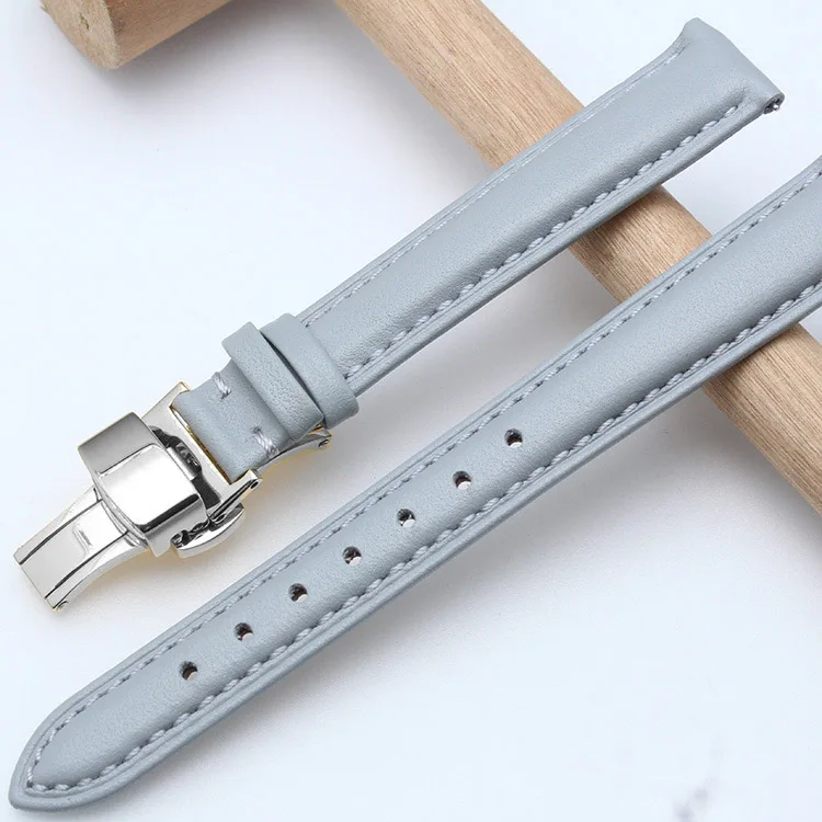 Ремешок для часов Vacheron Constantin кожаный ремешок для мужчин и женщин VC heritage art master значок из серии ремешок с пряжкой 20 мм 21 мм 22 мм - Цвет ремешка: gray-silver clasp