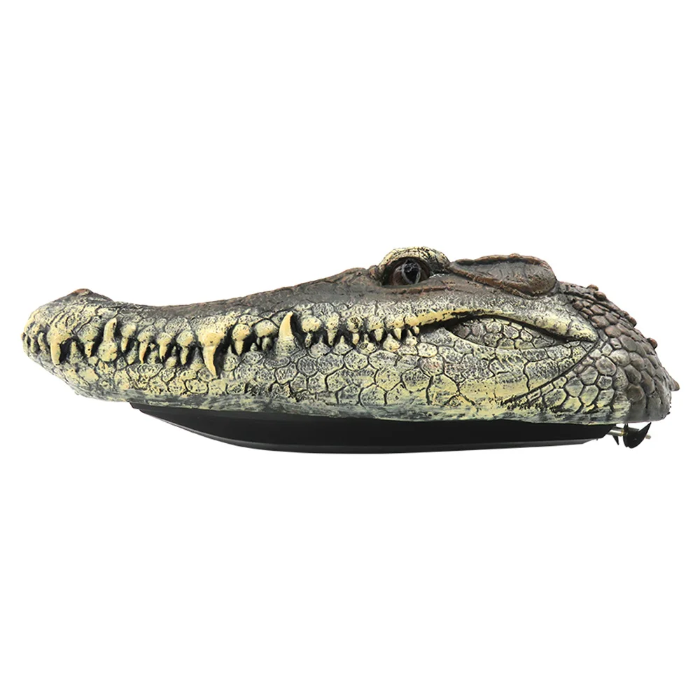 Flytec V005 RC Crocodile Head 2.4G Remote Control RC Boats Water Floating Waterproof Simulation Boat Joke Prank Maker Kids Toys