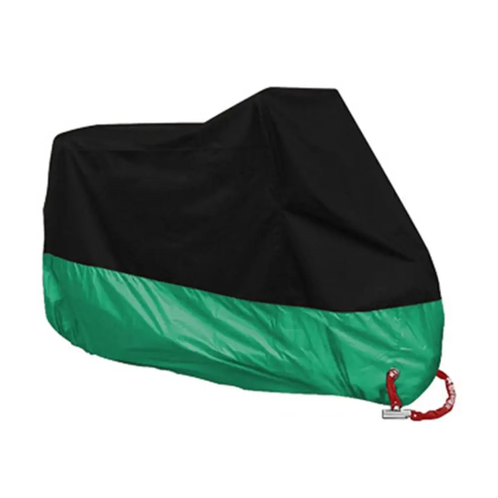 black lake green M Чехол для мотоцикла 190t 210d 300d Защита от солнца непромокаемый пылезащитный антивозрастной прочный Многоцветный - Цвет: black lake green M