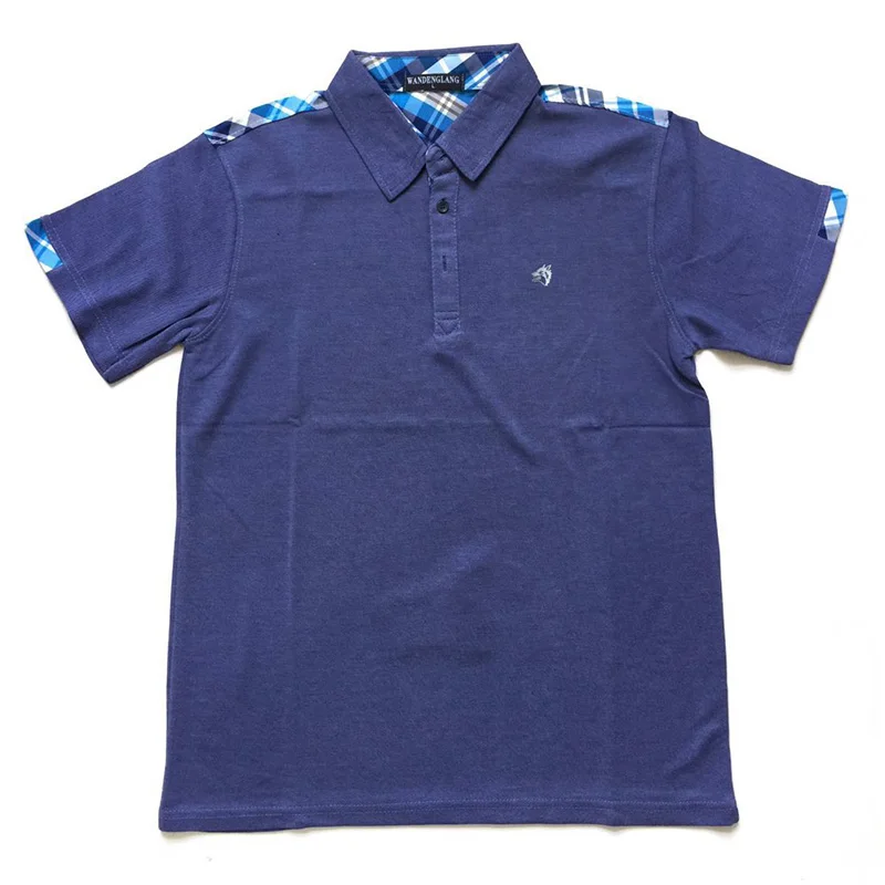PL103 Gray blue Мужские рубашки поло с коротким рукавом, мужские брендовые рубашки поло с коротким рукавом, деловые мужские рубашки поло, мужские рубашки поло PO103 - Color: PL103 Gray blue