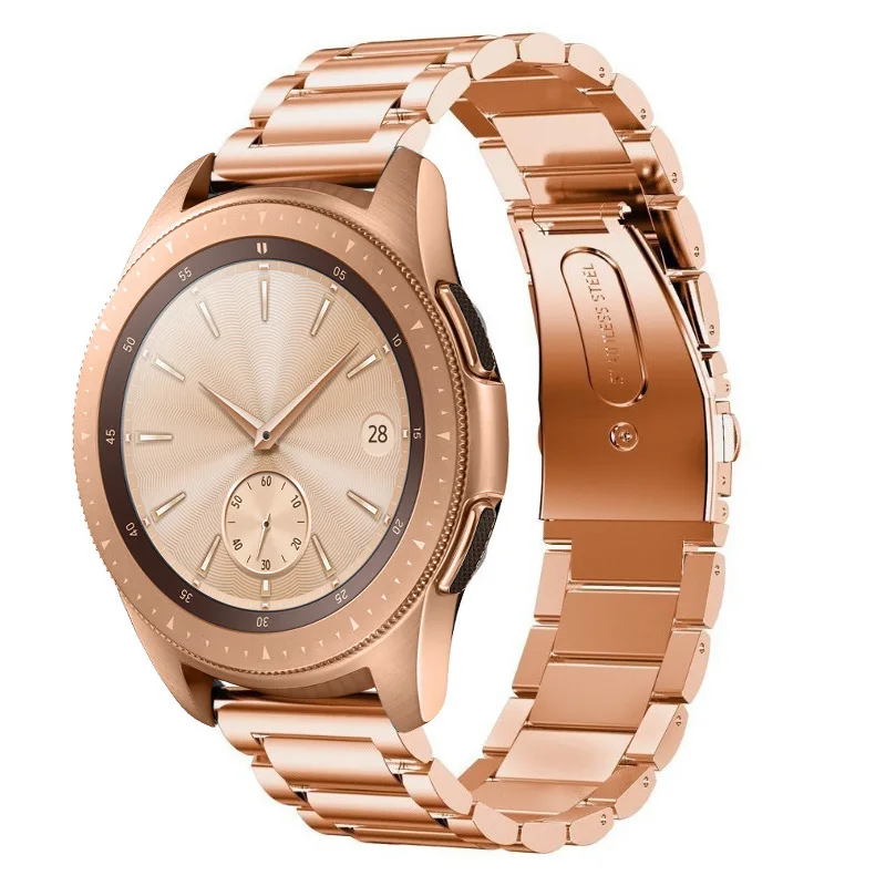 

Band for Samsung Smart Watch Galaxy Watch Stainless Steel Metal Strap Three Bead Chain Strap 4246mm
