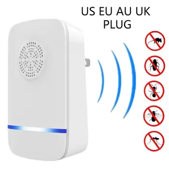 

AU/EU/UK/US Plug Electronic Ultrasonic Mosquito Repeller Anti Mosquito Insect Repeller Cockroach Mouse Pest Reject Repellents