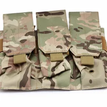 Страйкбол Пейнтбол тройной тактический Molle подсумок 5,56 мм M4 M16 AK военная армия принадлежности для охоты винтовка пистолет маг сумка