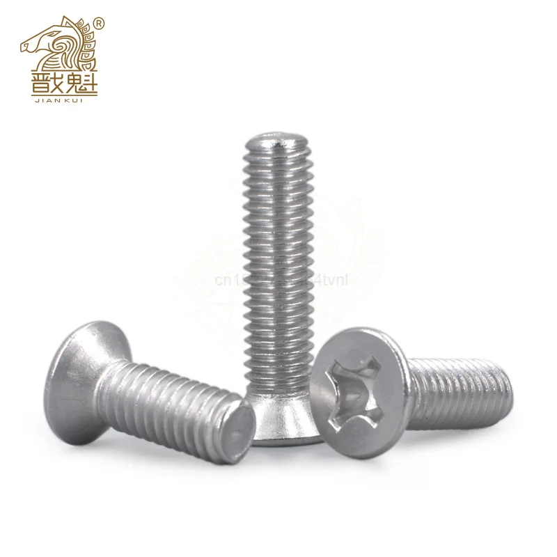 50pcs M1 M1.2 M1.4 M1.6 M2 M2.5 M3 M4 Mini Micro Small Black 304 Stainless steel Cross Phillips Flat Countersunk Head Screw Bolt