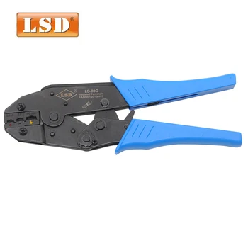 LS-03C 20-10awg crimping tool for crimping 0.5-6mm2 insulated cable links+butt connnectors high quality crimping pliers 1