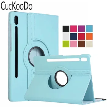 

200Pcs/lot For Samsung Galaxy Tab S6 10.5'' Case 360 Degree Rotating PU Leather Case For Galaxy Tab S6 10.5 inch SM-T860 Tablet