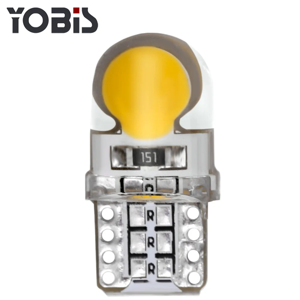 

Excellent 'High Motorcycle T10 Car Width Light W5W Lamp License Plate Light Cob Dashboard Lights Crystal Lamp Decoding