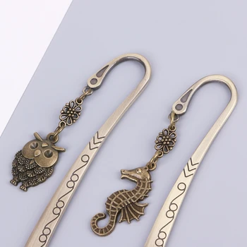 

Creative Cute Vintage Animal Design Metal Bookmark For Book School Student Gift XXUC